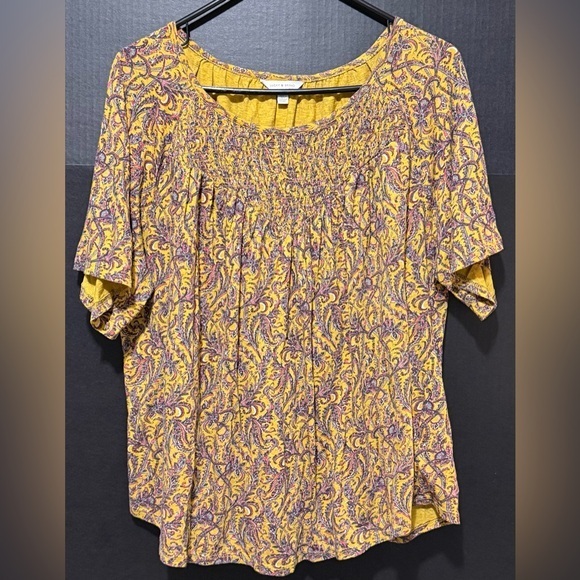 Lucky Brand Tops - 🏜️Lucky Brand Short Sleeve AOP Top